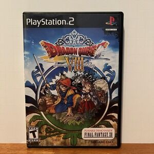 Dragon Quest 8 VIII: Journey of the Cursed King (PS2) Both Discs, Case w/ Demo!!
